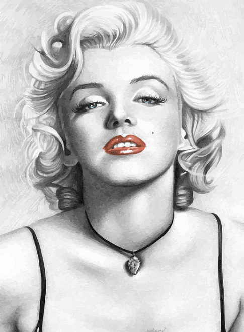 Pixabay Mэрилин Монро с "мушкой"