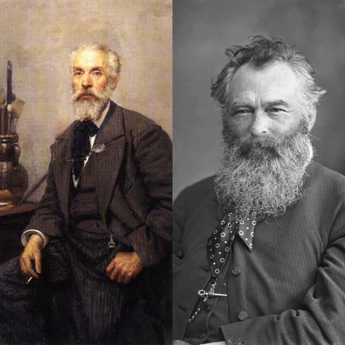 Иван Иванович Шишкин и Константин Савицкий