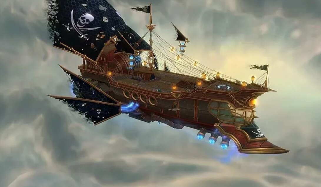 Призвать корабль. Blade and Soul корабль. Космический корабль пиратов. Летающий корабль. Летающий пиратский корабль.