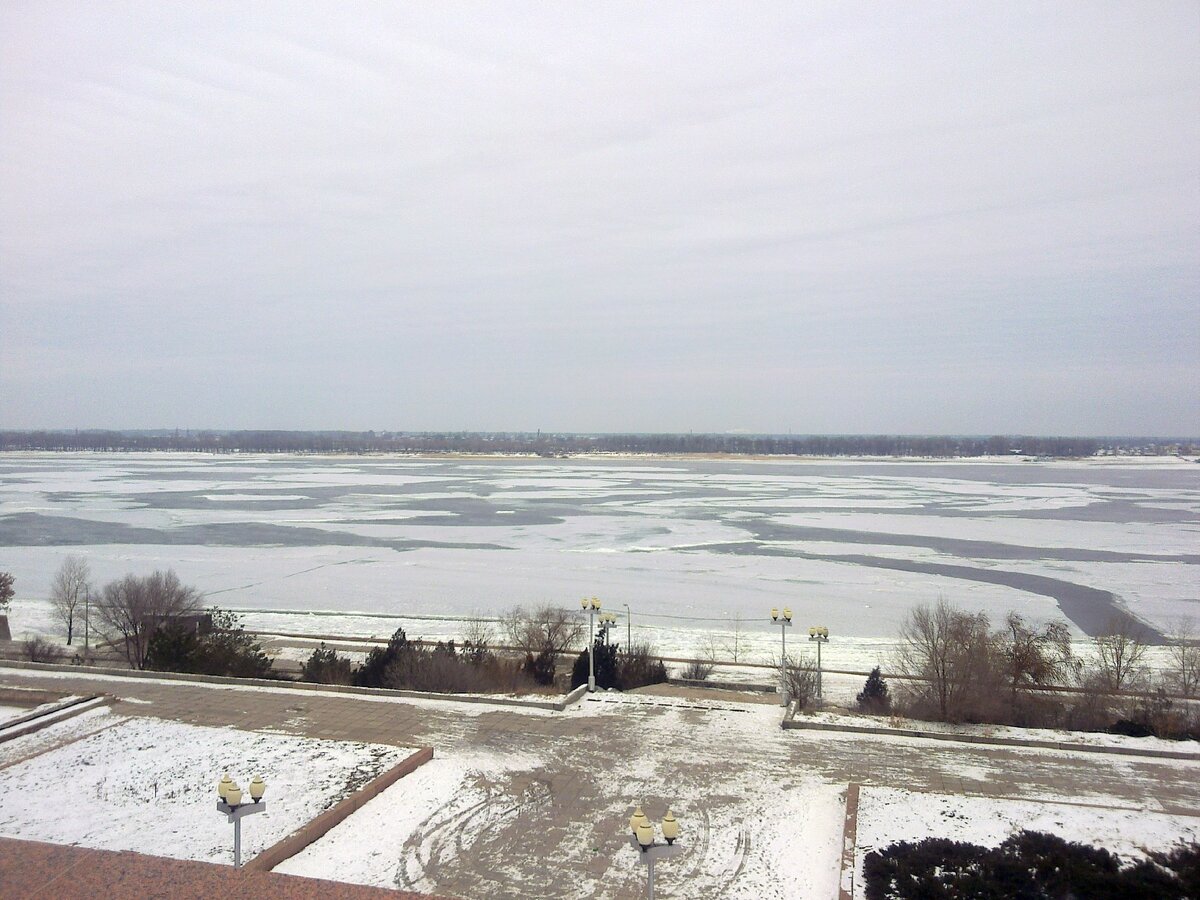 Зимний Волгоград Волга