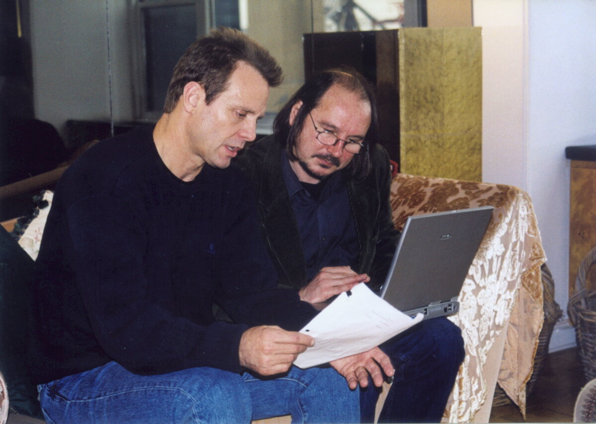                                             Майкл Бин и Алексей Балабанов.