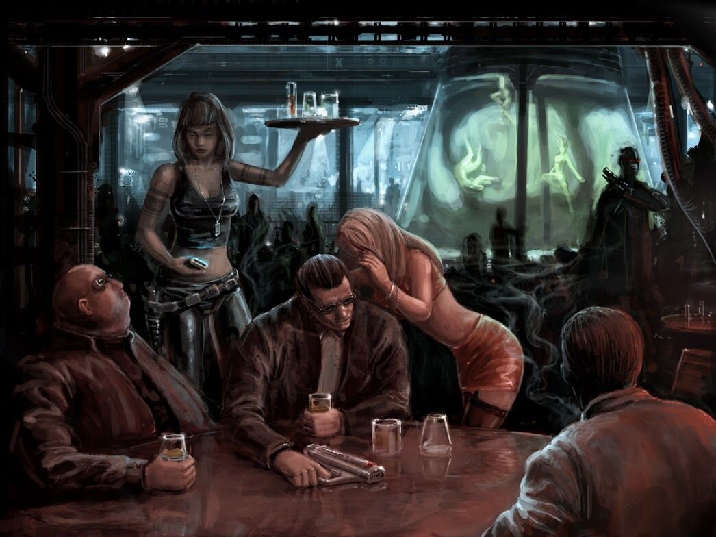 Shadowrun бар арт