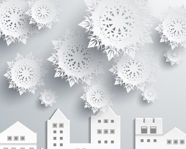 8 простых схем, как сделать объемные снежинки из бумаги на Новый Год своими руками