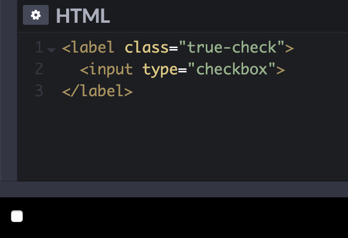 Сверху код, снизу результат