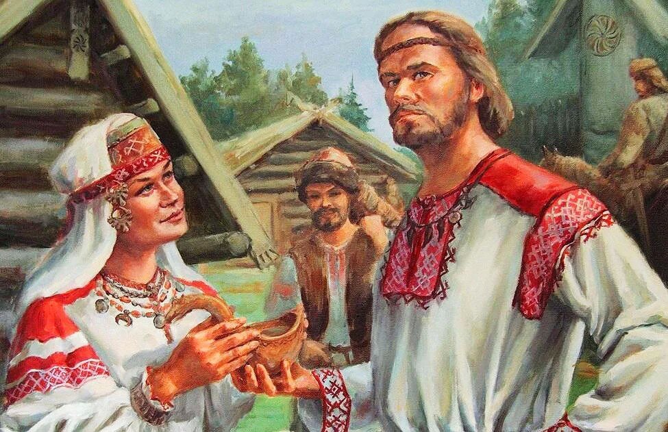 Восточные славяне. Взято из открытых источников.