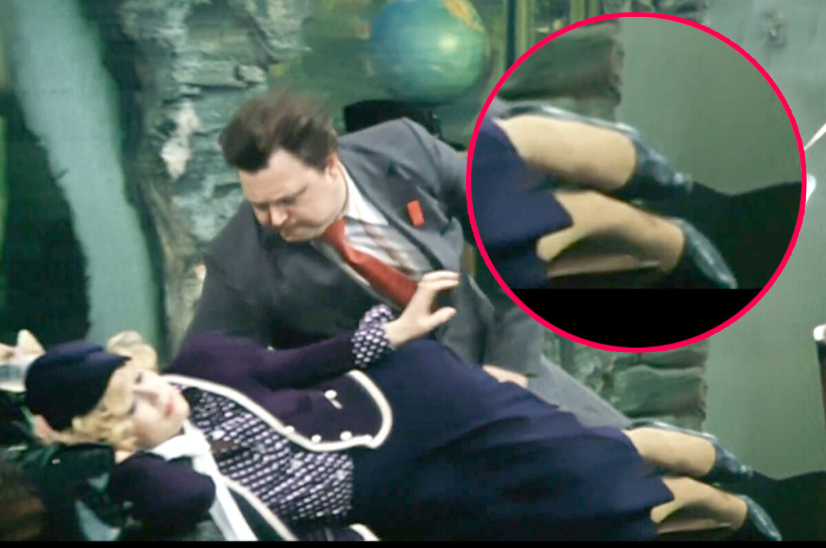 голые лодыжки мадам Гуськовой