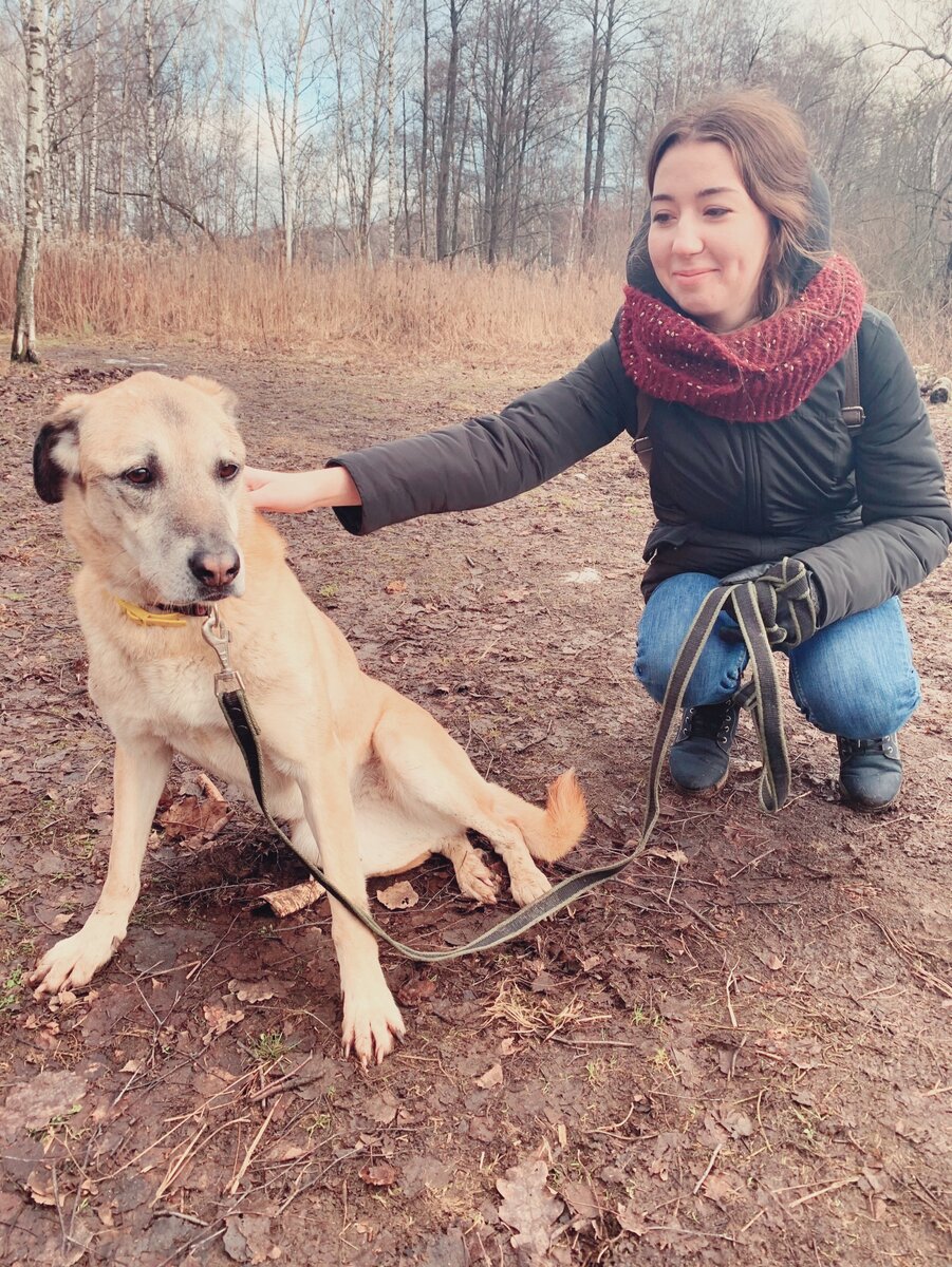 Этна и гость приюта 