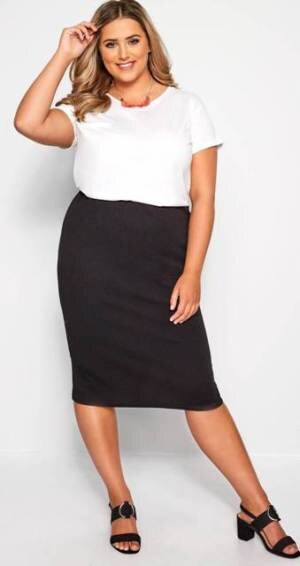 Юбка карандаш: классический фасон