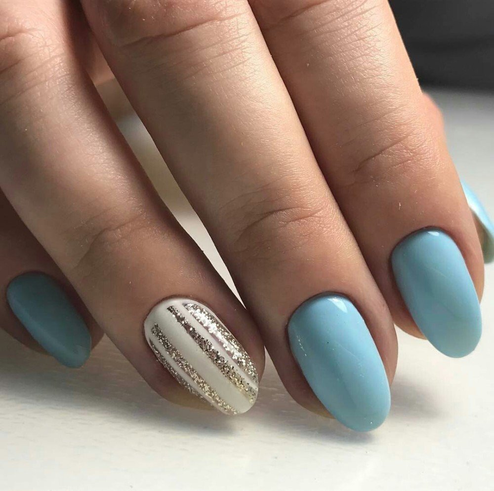 Ногти французский маникюр на овальные ногти (63 фото) Nail art, Colorful nail de
