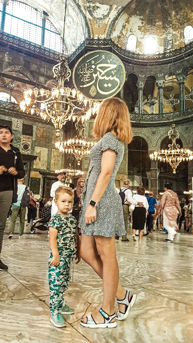 Внутри собора Айя София