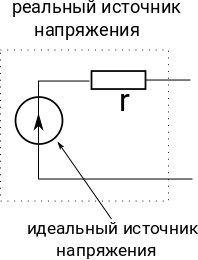 Идеальный источник напряжения схема