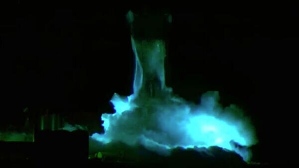 Момент взрыва ракеты Starship SN1 (источник: google)