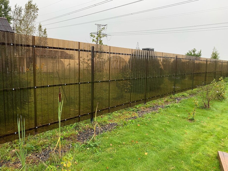 Забор из профилированного листа
