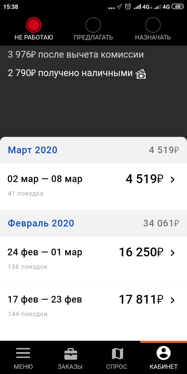 доход без учета комиссии и гарантийки 