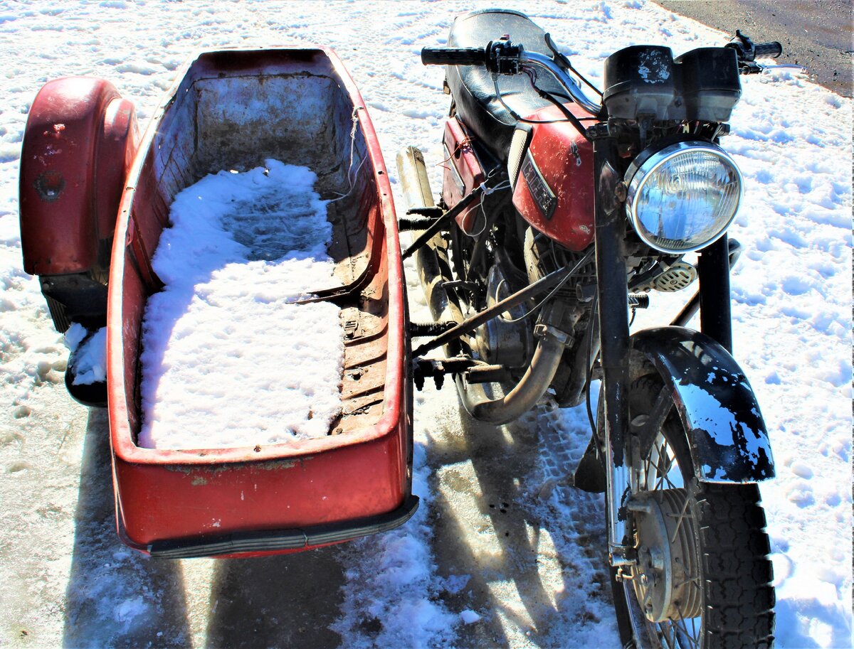 мотоцикл "Планета" с коляской