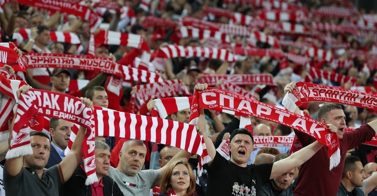 Болельщики "Спартака".