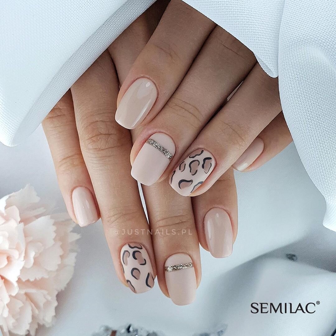 Леопардовый маникюр от Semilac