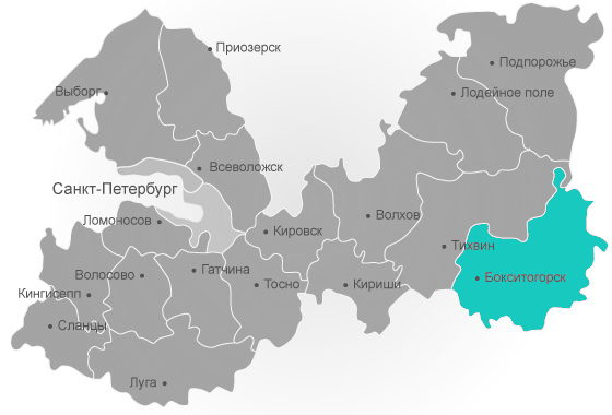 Карта тихвинского района ленинградской области с реками