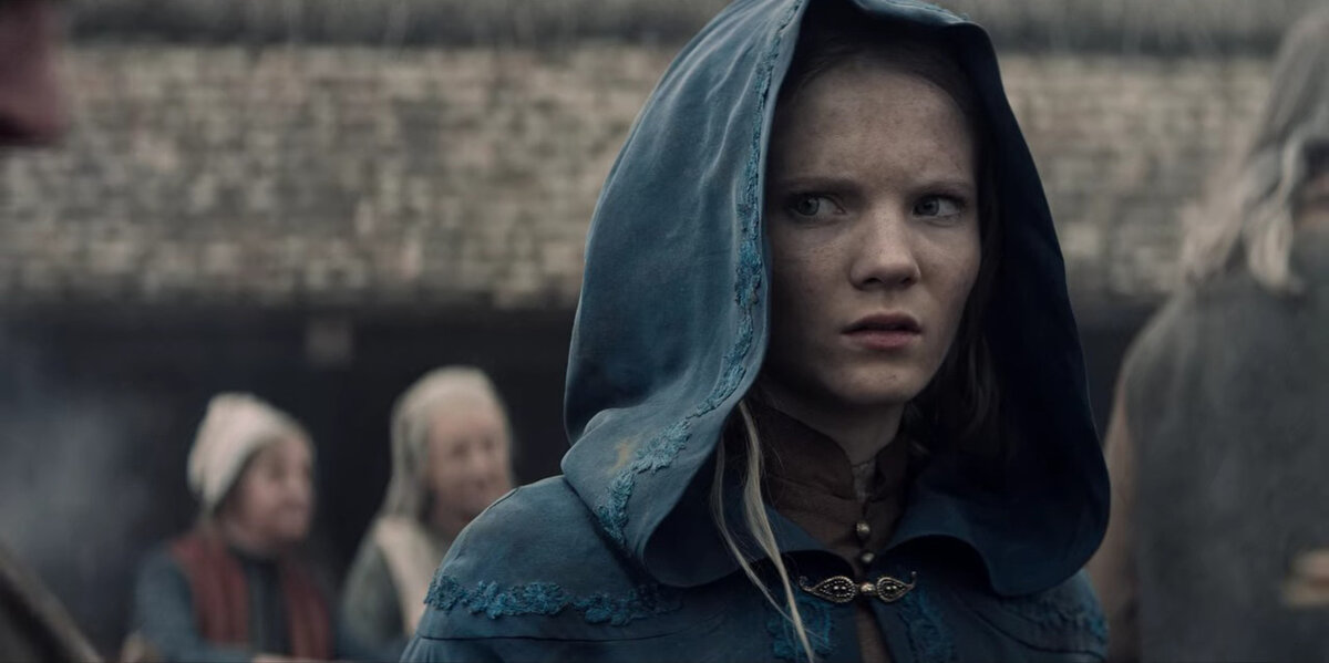 Фрейя Аллан в роли Цири в сериале "Ведьма"