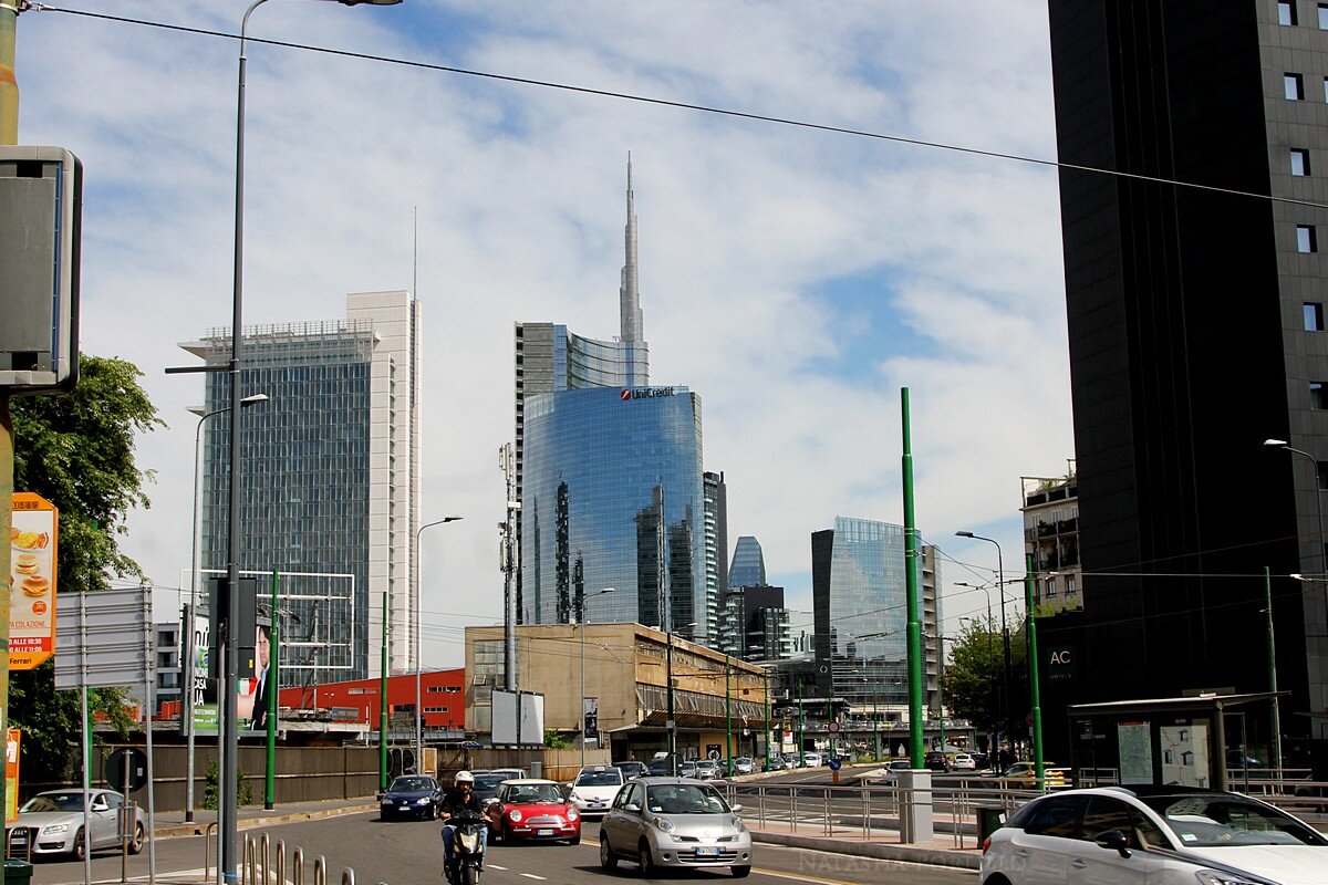 Улицы Милана.