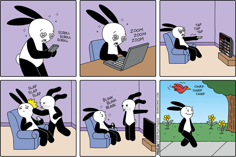 Зомби перед телевизором