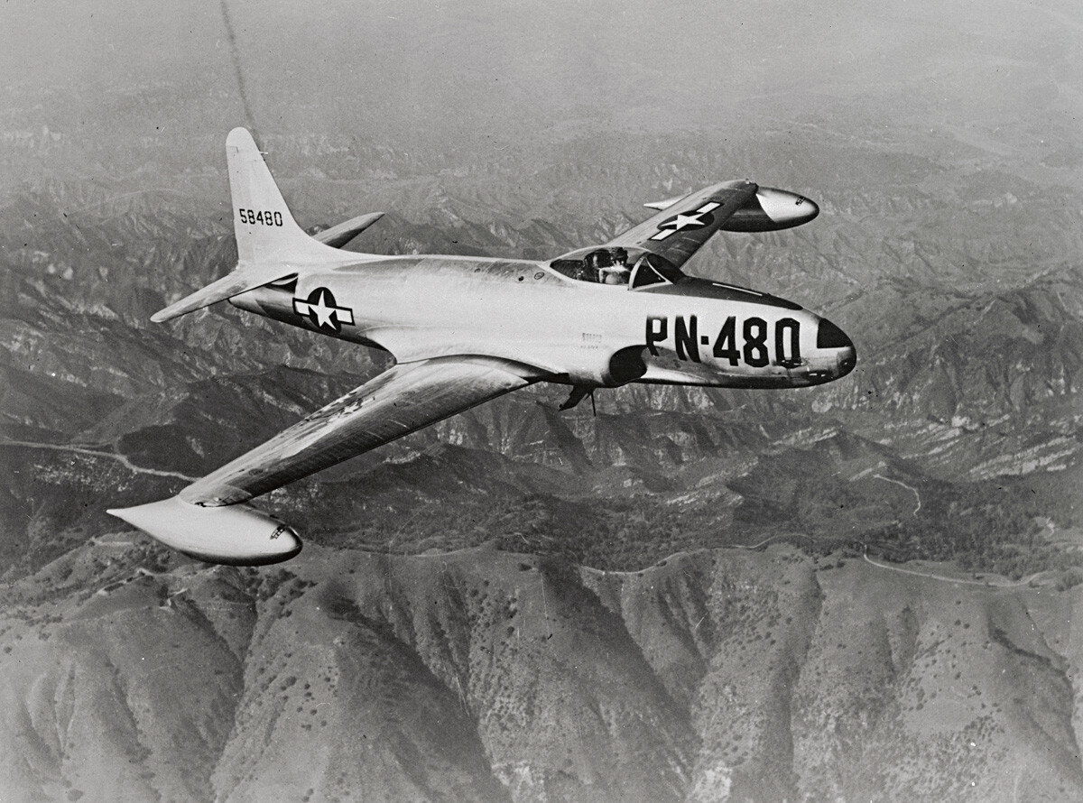 Lockheed F80. Источник фото: https://www.rbth.com/history/330111-when-did-us-bomb-soviet