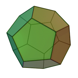 Додекаэдр. By User Cyp on en.wikipedia - transferred from en.wikipedia, see w:en:Image:Tetrakishexahedron.gif for source., CC BY-SA 3.0, https://commons.wikimedia.org/w/index.php?curid=38656
