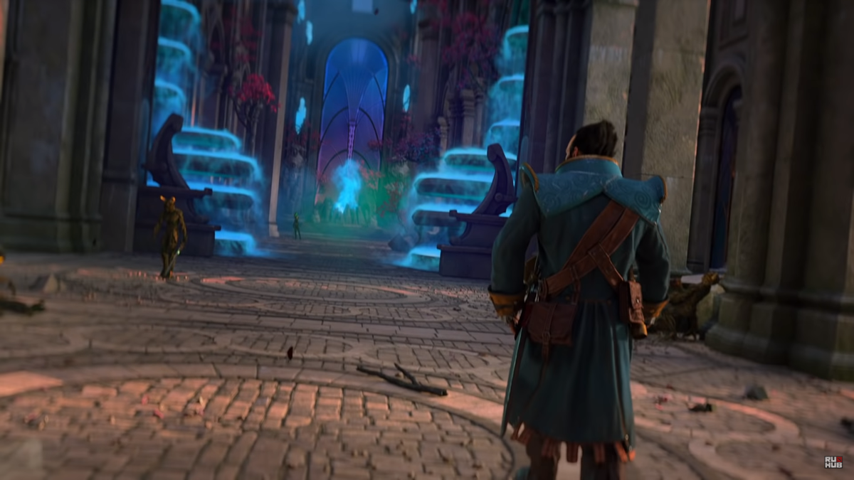 дота 2 кадр из трейлера игры.