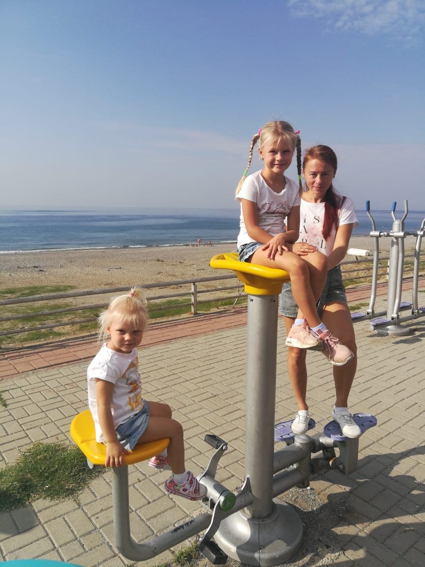 "Если спорт, то только совместный"- девиз моих детей.