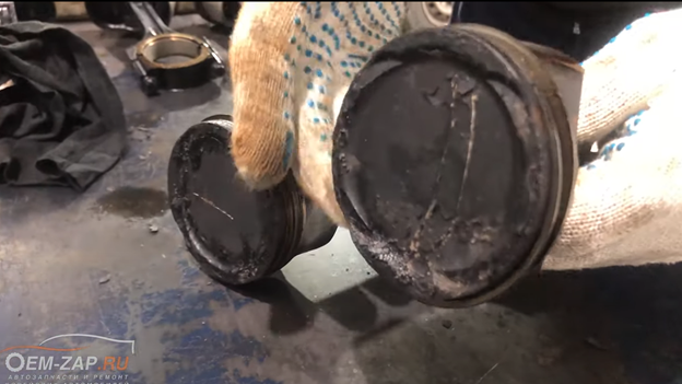 Лопнувшие поршневые кольца