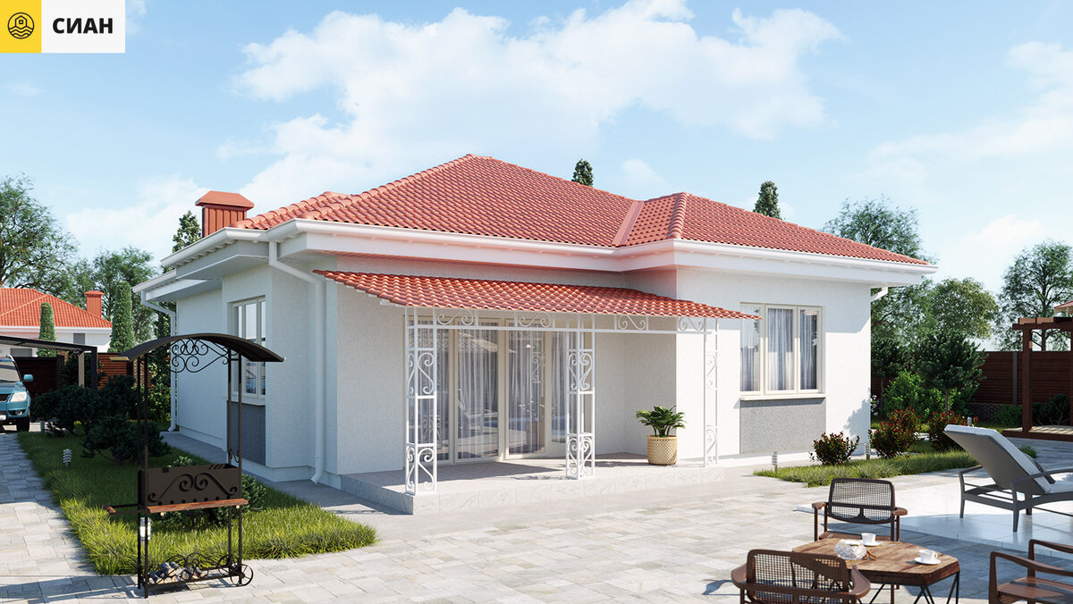 Коттедж по проекту "Жасмин"