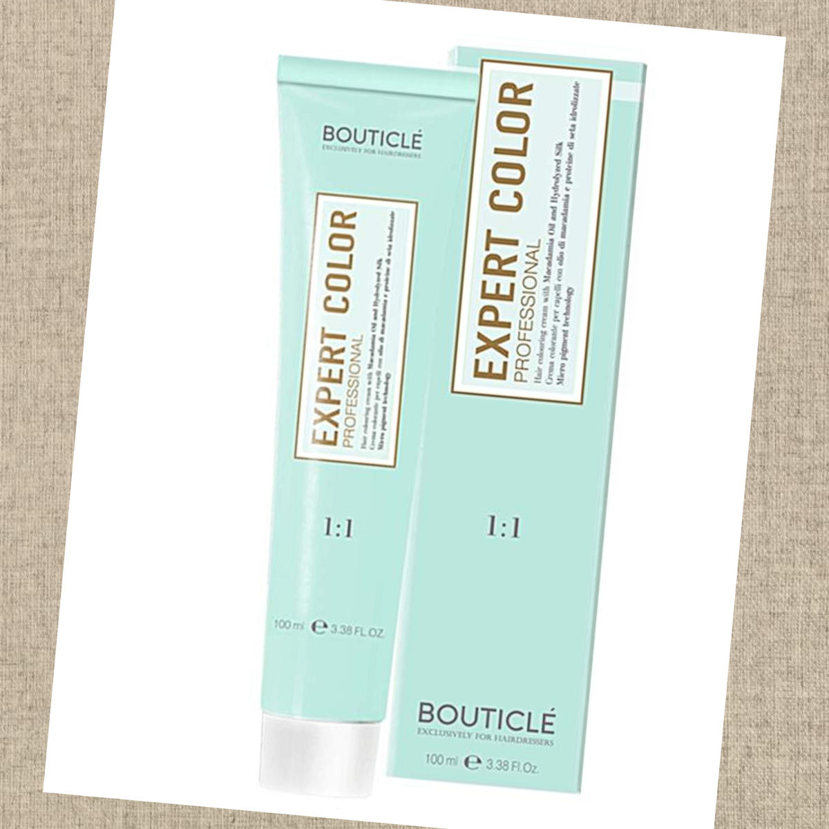 Так выглядит крем-краска от итальянского производителя Bouticle Expert Color.