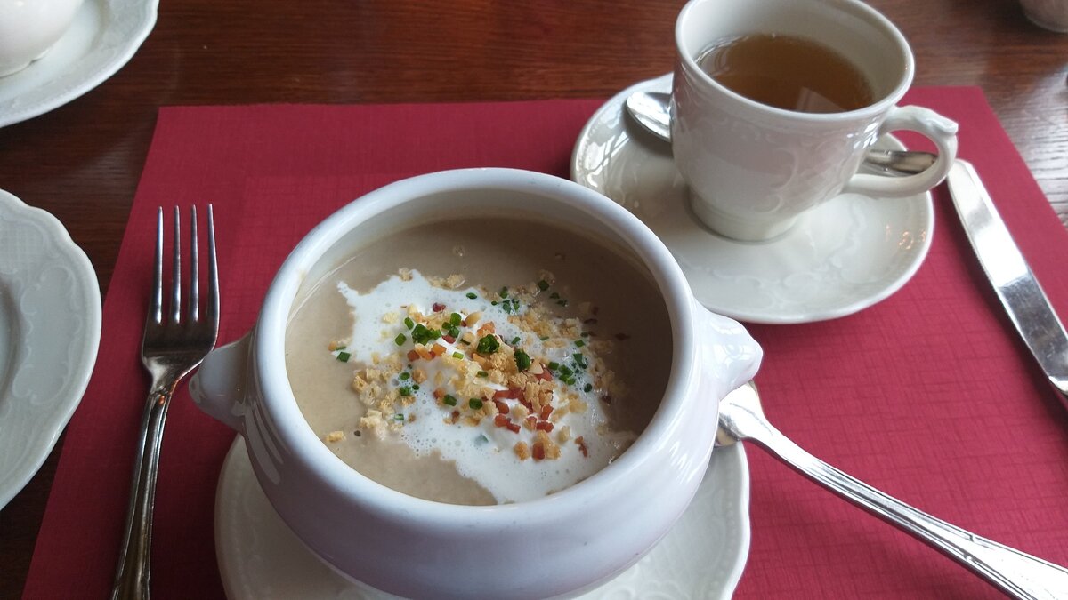 Крем-суп из шампиньонов