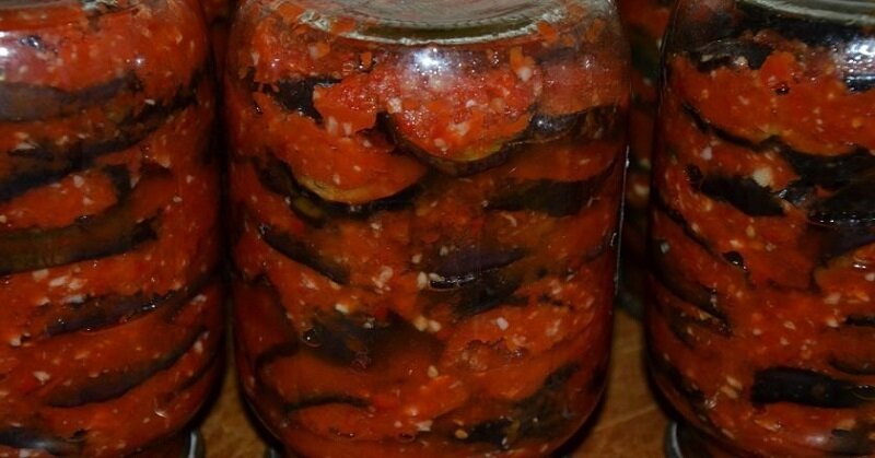Закатаем баклажаны на зиму в особой заливке – очень вкусно 