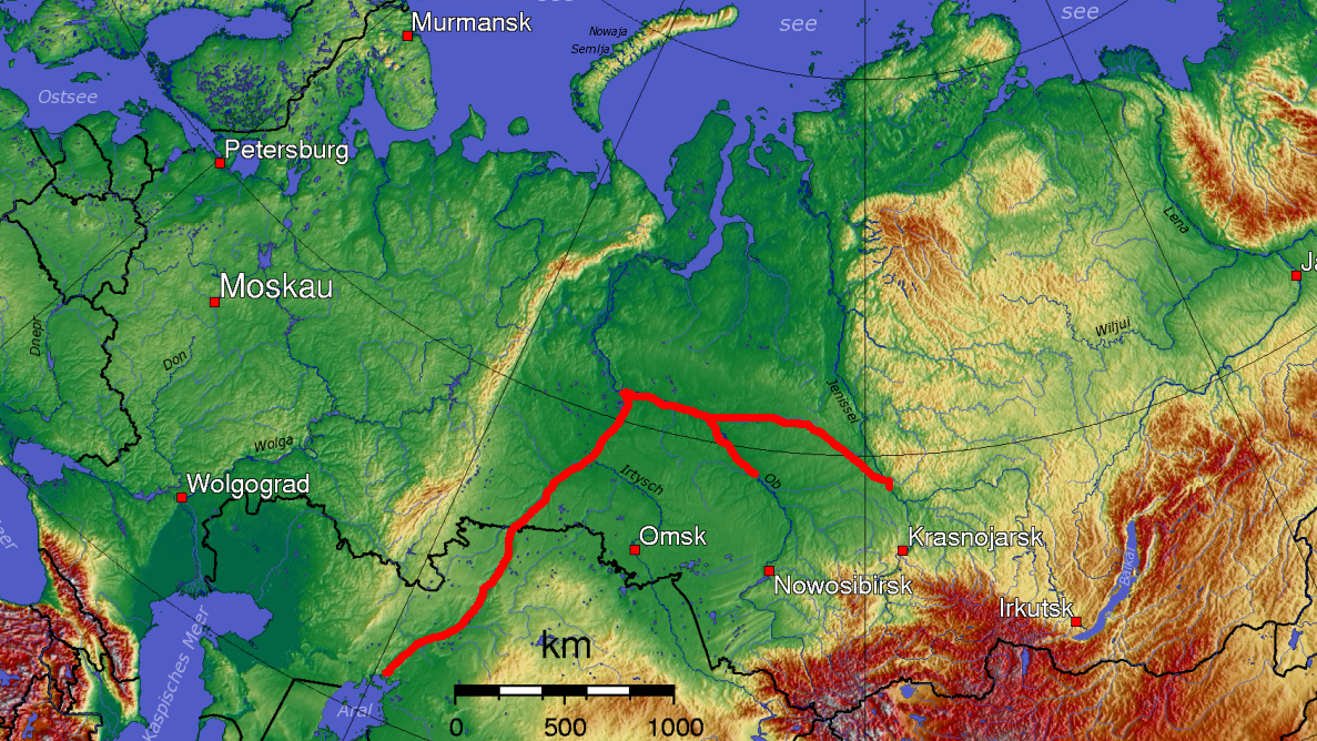 3 сибирских рек