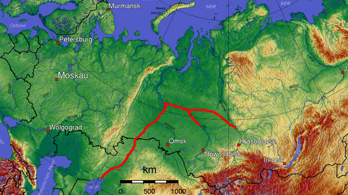 Проект поворота сибирских рек на юг