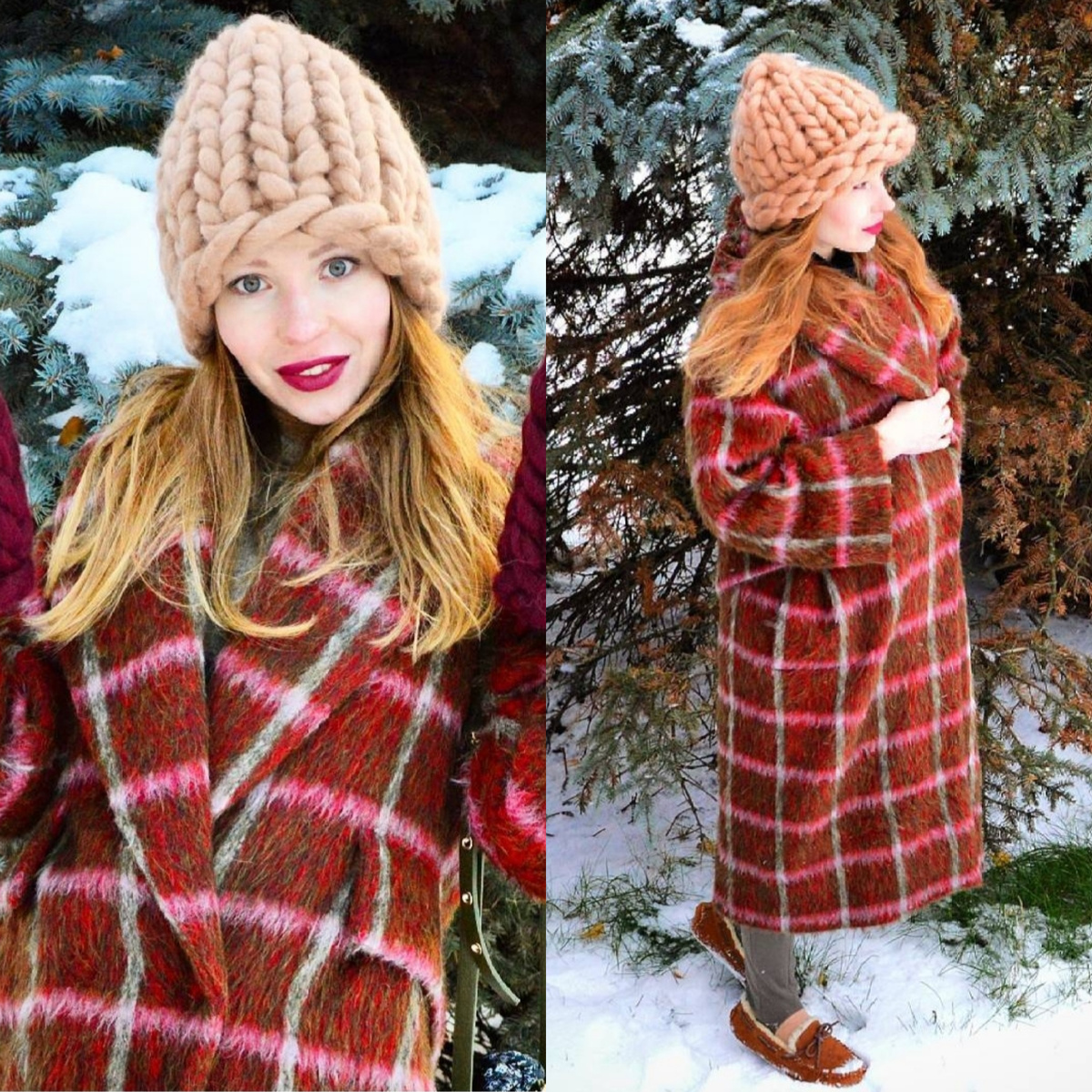 Вот так оно выглядело в 2016 году. Имело объëмный воротник-шаль  и пояс, имитирующий клапаны карманов. 