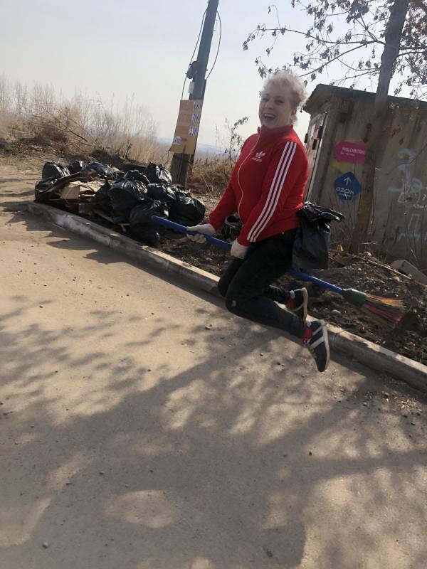 Елена (волонтер) облетает вверенную территорию