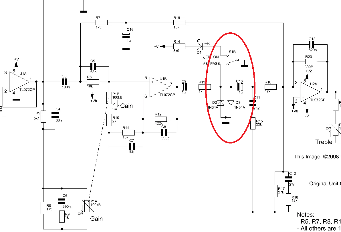 Схема klon centaur