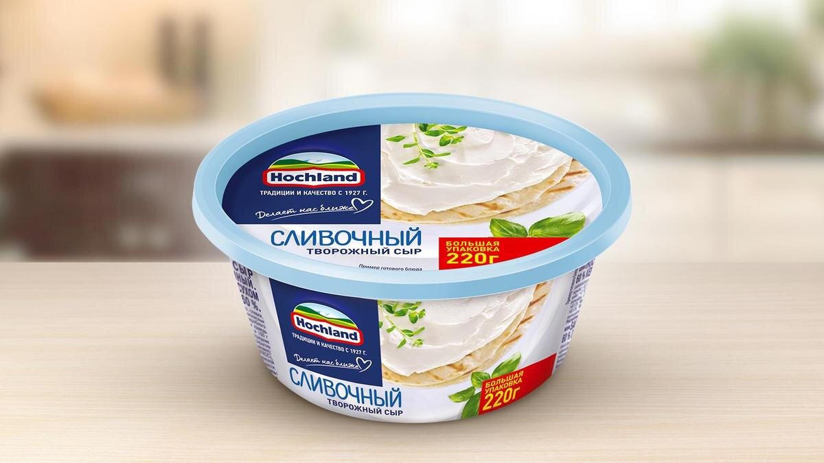 Творожный сыр марки