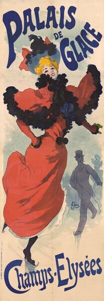 Жюль Шере, рекламный плакат Ледового дворца на Елисейских полях