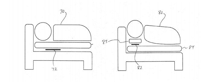 Apple запатентовала технологию мониторинга пациента в кровати 