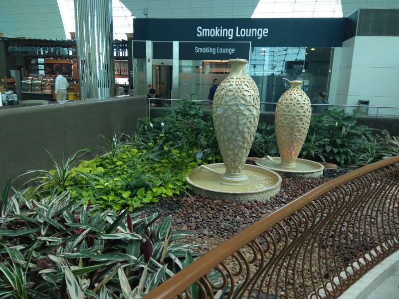  Аэропорт Дубай. Дзен-гарден