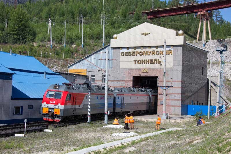 Вход в Северомуйский тоннель