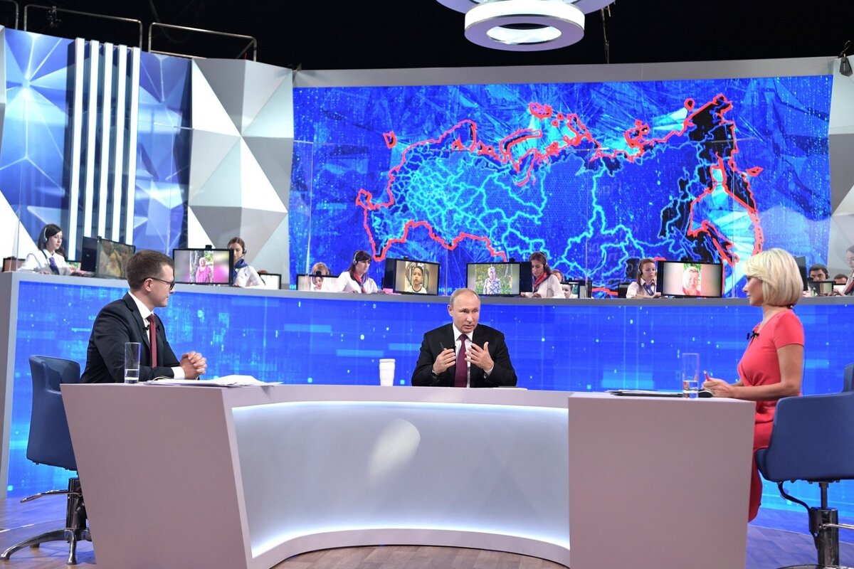Прямая линия с Президентом Российской Федерации Владимиром Путиным