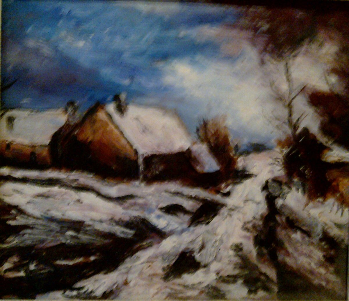 Зимний пейзаж. (К. Кокорин, 1993)