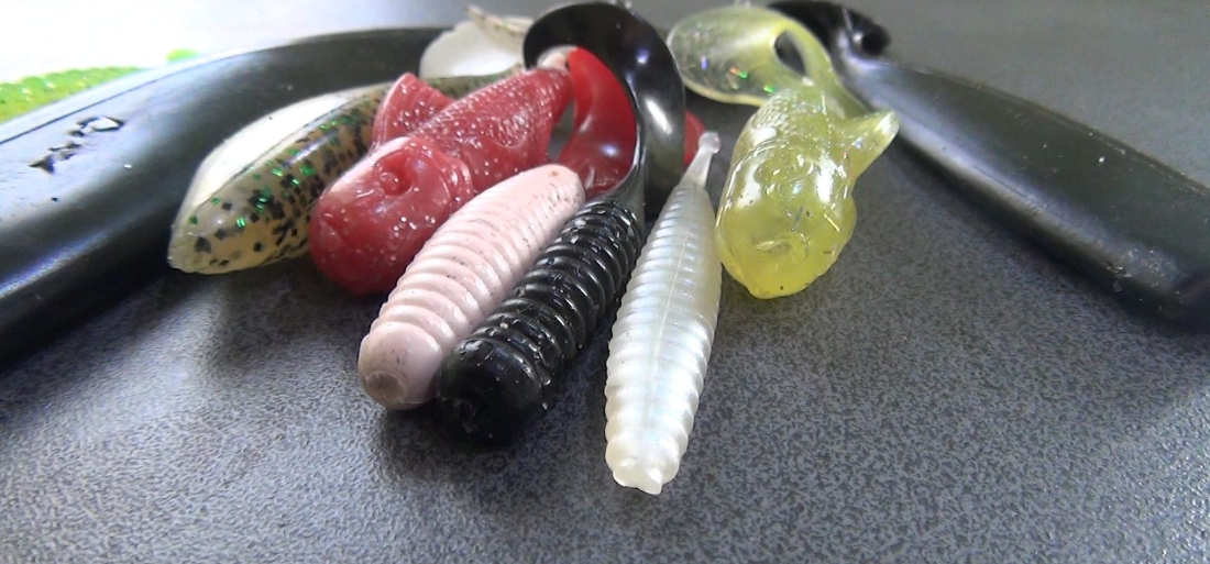 Силиконовые приманки для ловли. Фото из интернета.