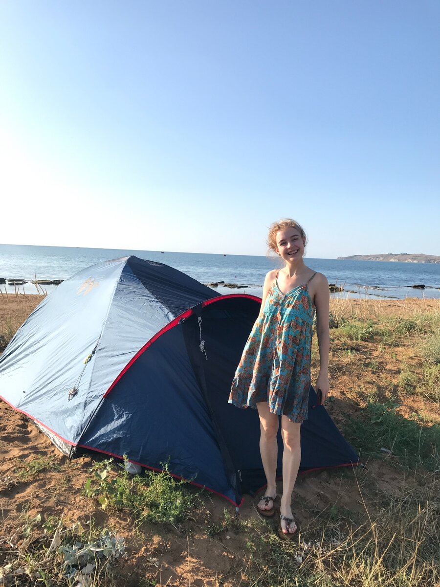 Наш первый кемпинг в Феодосии