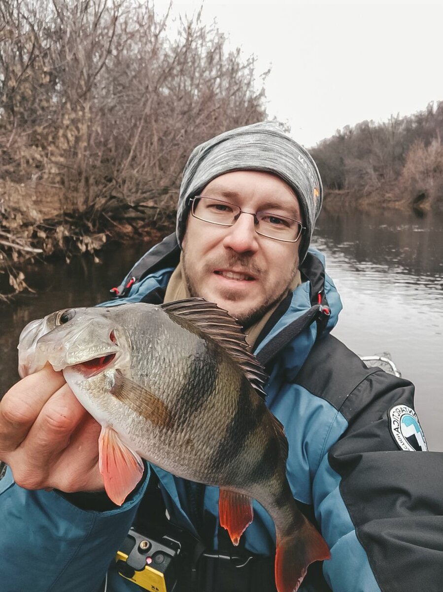 Осень рыбалка. River Perch.