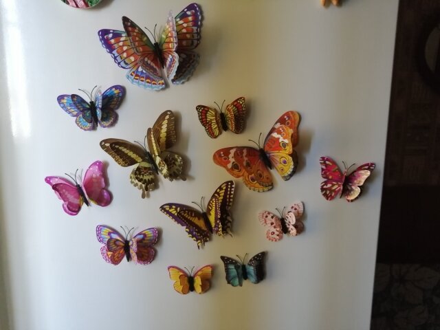 Набор бабочек Цена: 44,67 руб. / набор (12 шт.)